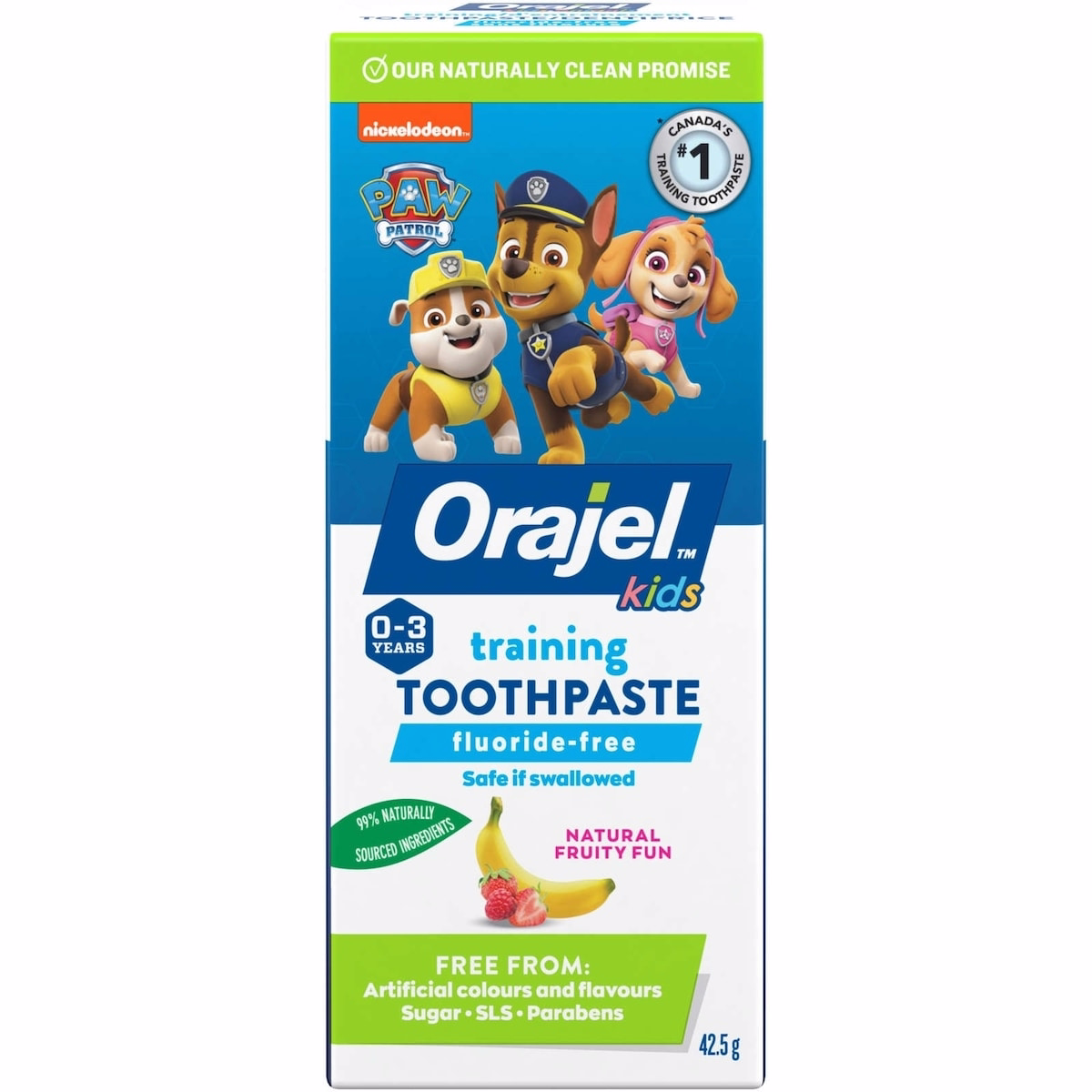 Orajel Kids Paw Patrol Fluoride-Free Training Toothpaste