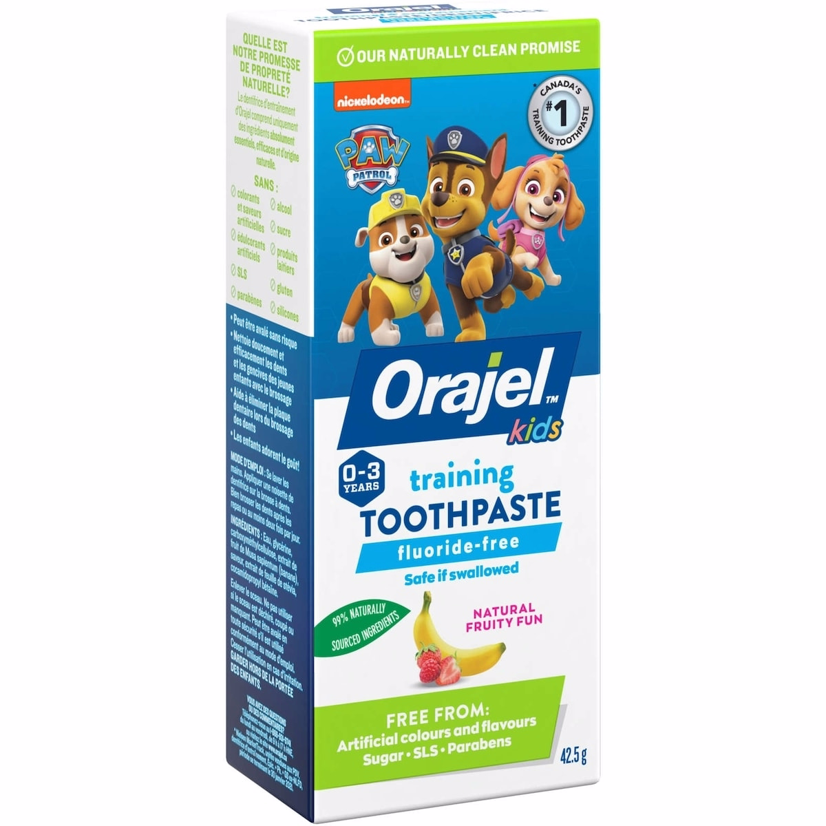 Orajel Kids Paw Patrol Fluoride-Free Training Toothpaste