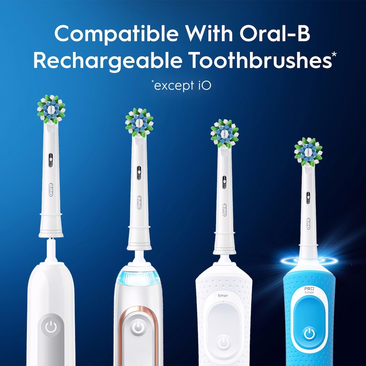 Oral-B CrossAction Electric Toothbrush Replacement Brush Heads, 5 Count Oral-B CrossAction Electric Toothbrush Replacement Brush Heads, 5 Count