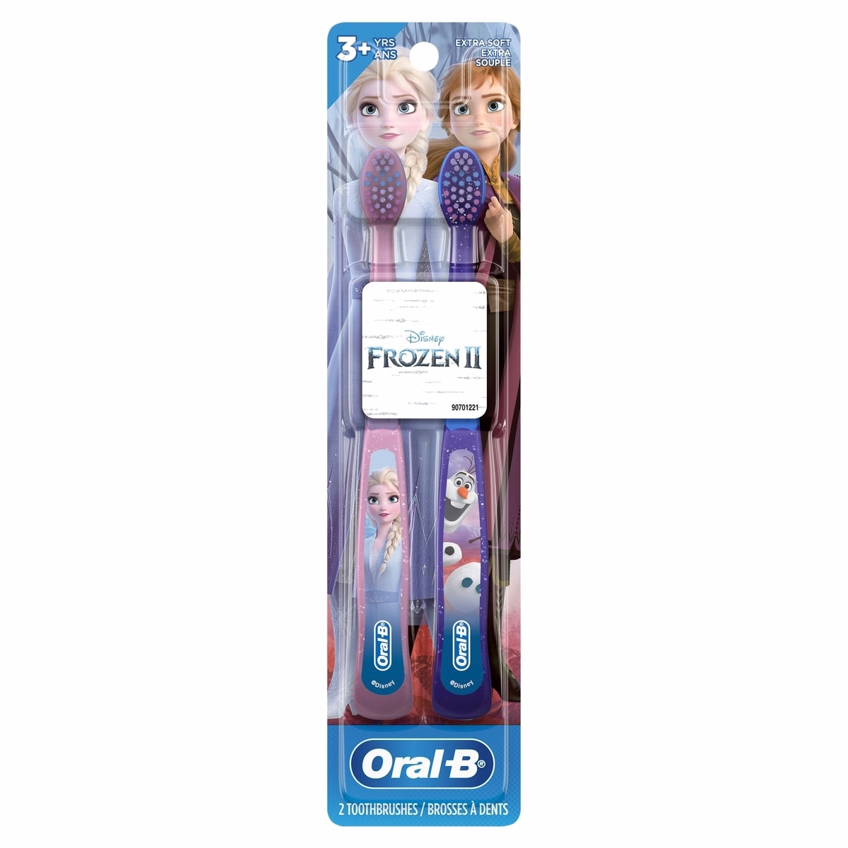 Oral B Frozen Toothbrush Soft 2ct