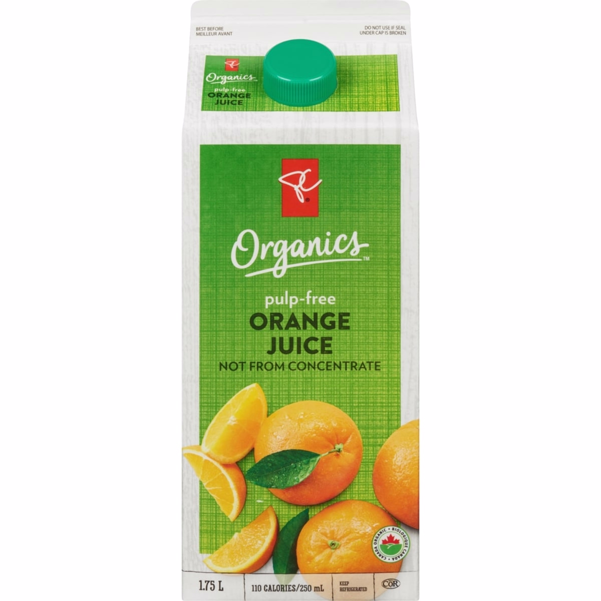 果肉なしオレンジジュース