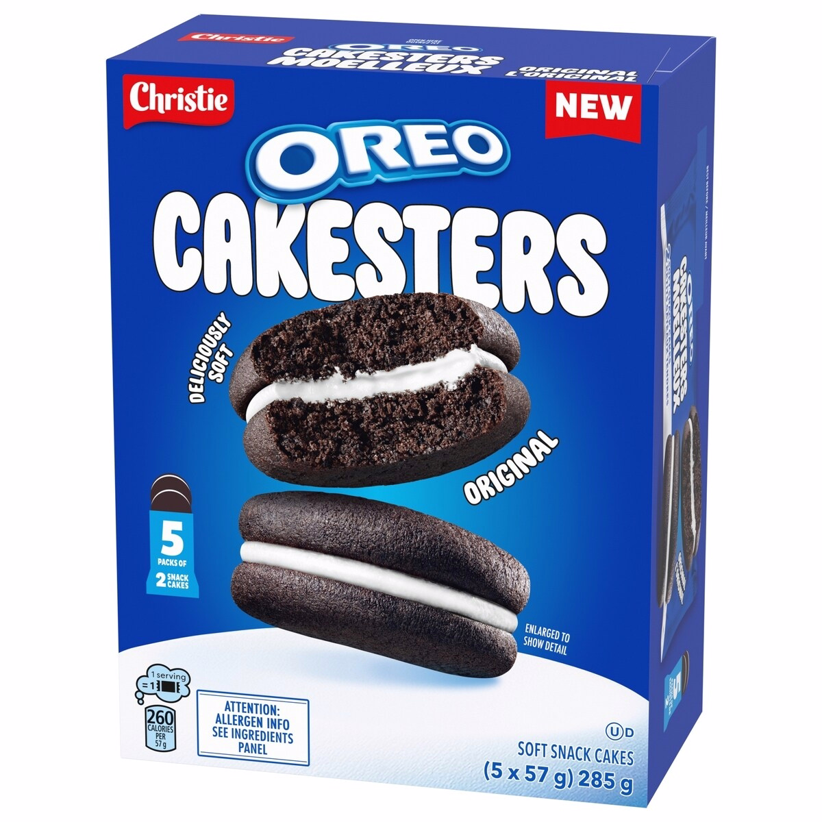 OREO Cakesters Soft Snack Cakes, Original