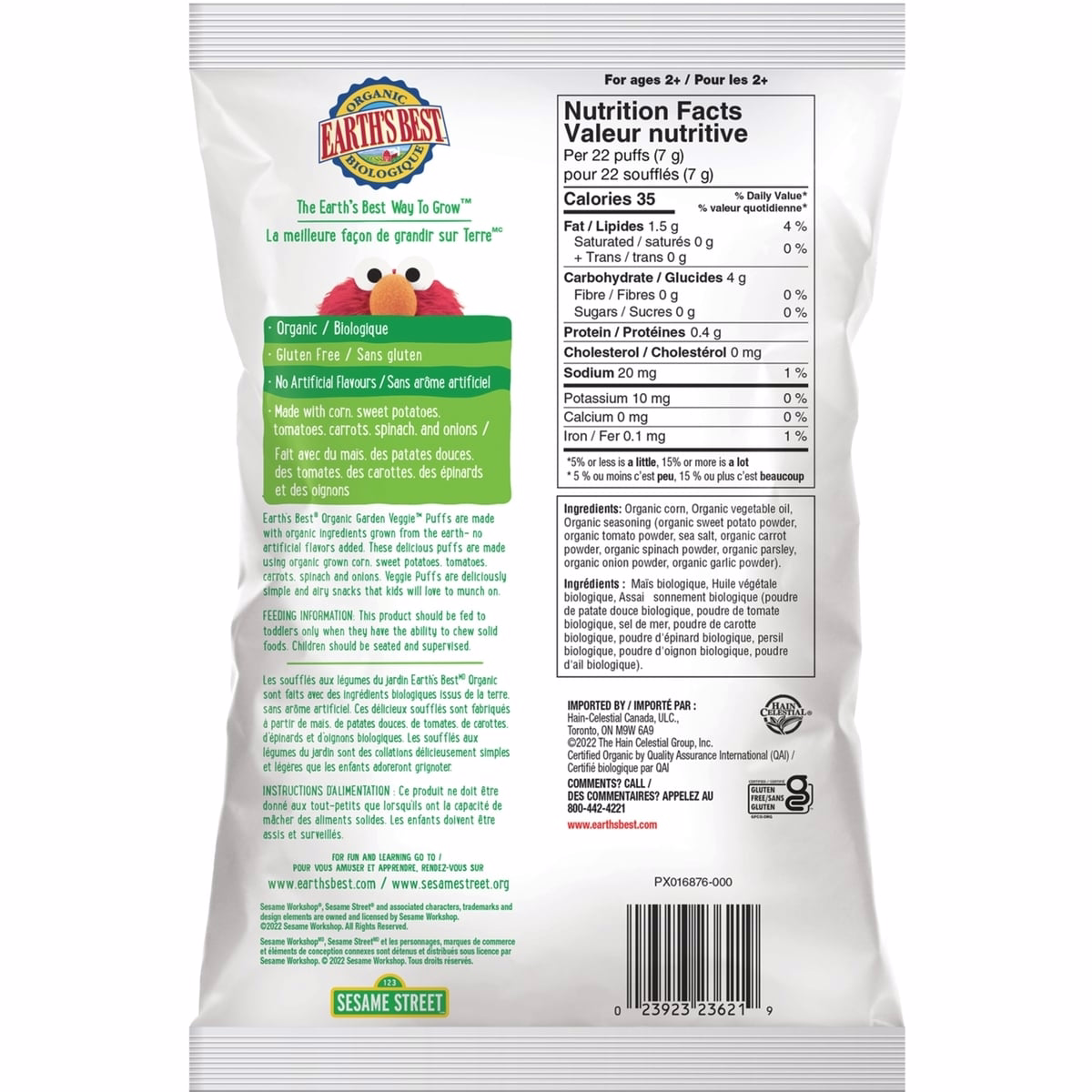 Puffs Végétaux Jardin Biologique Original