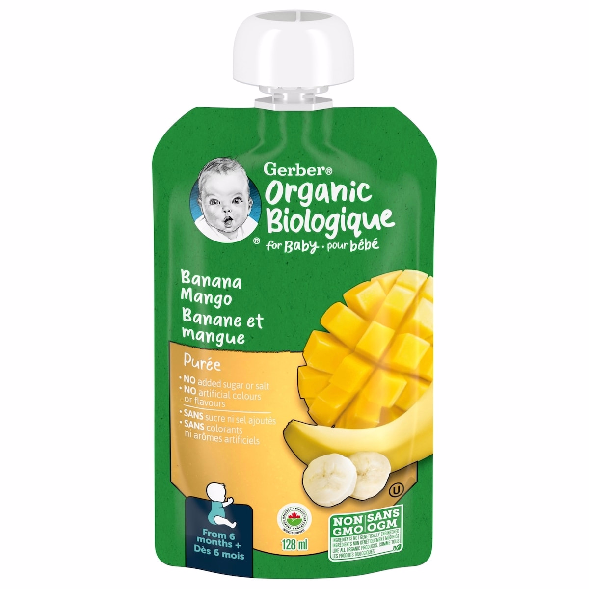 Organic Purée Banana Mango Baby Food