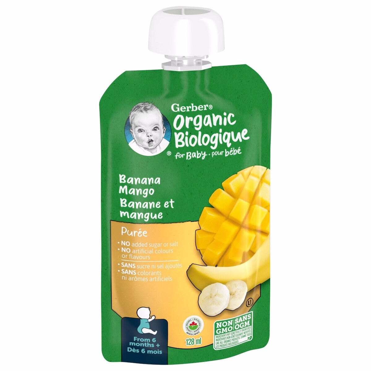 Organic Purée Banana Mango Baby Food
