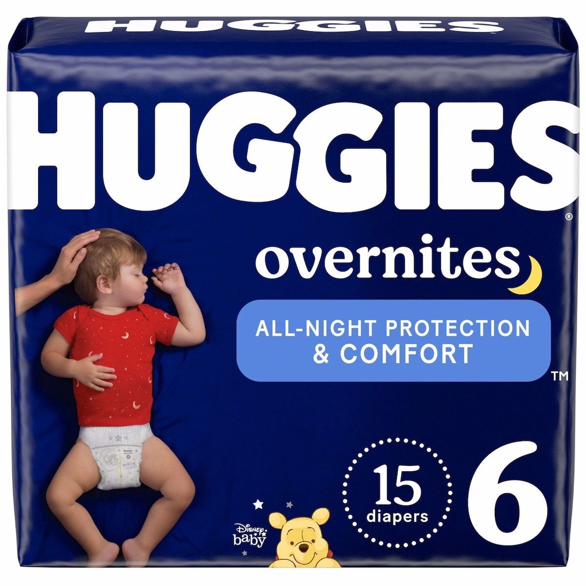 Overnites Nighttime Diapers, Size 6