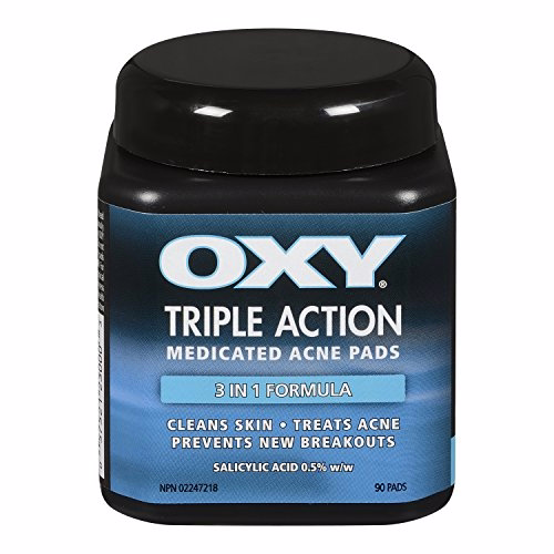 Oxy Triple Action Medicated Acne Pads