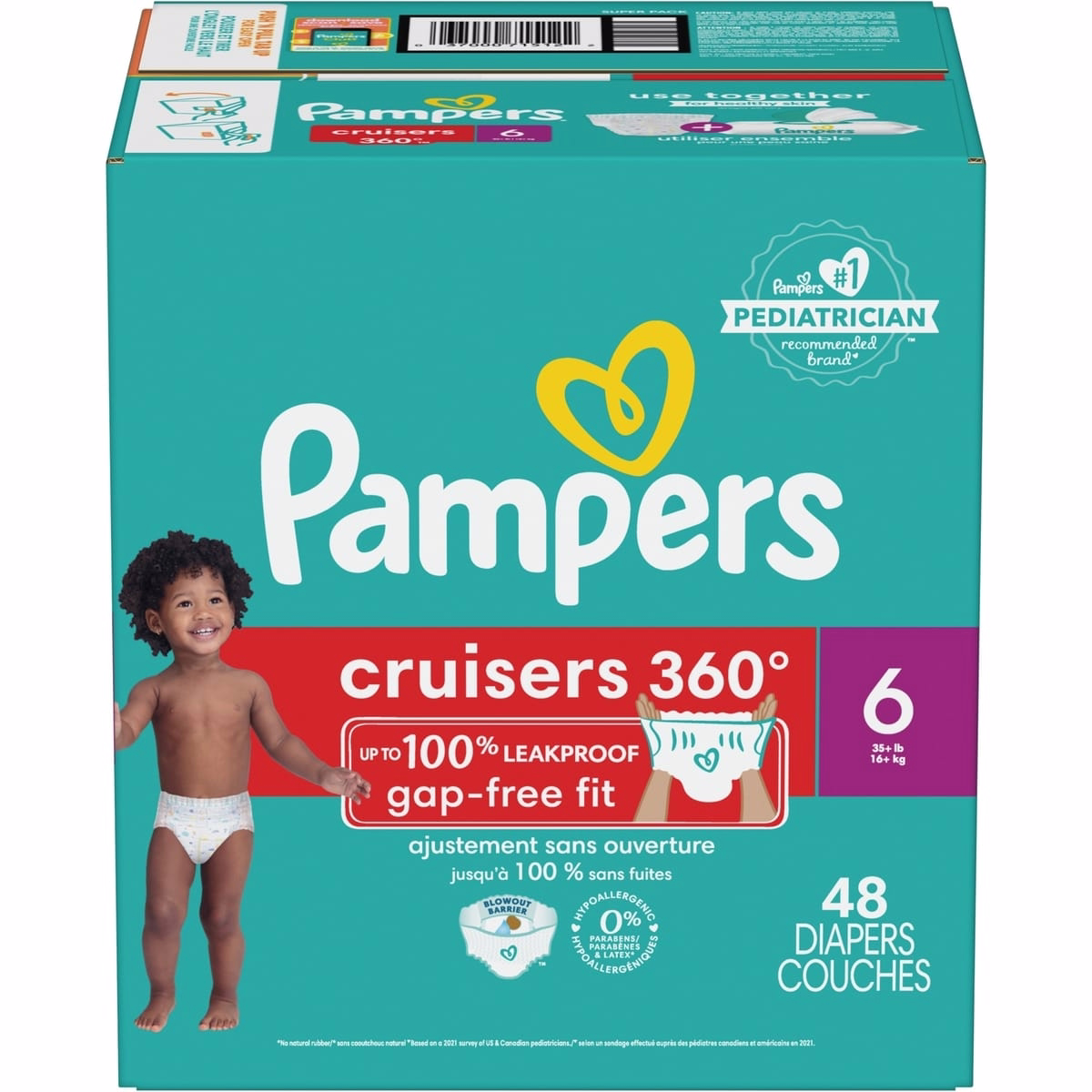 Pampers Cruisers 360 Diapers Size 6