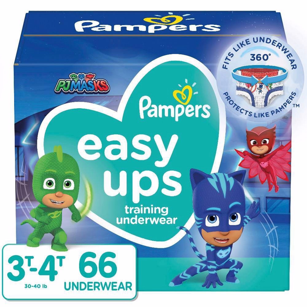 Pampers Pampers Easy Ups Training Underwear Boys Size 5 3T-4T 66 Count 1.0 Ea