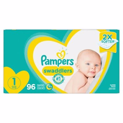 Pampers Pampers Swaddlers Diapers Size 1 96 Count 1.0 EA