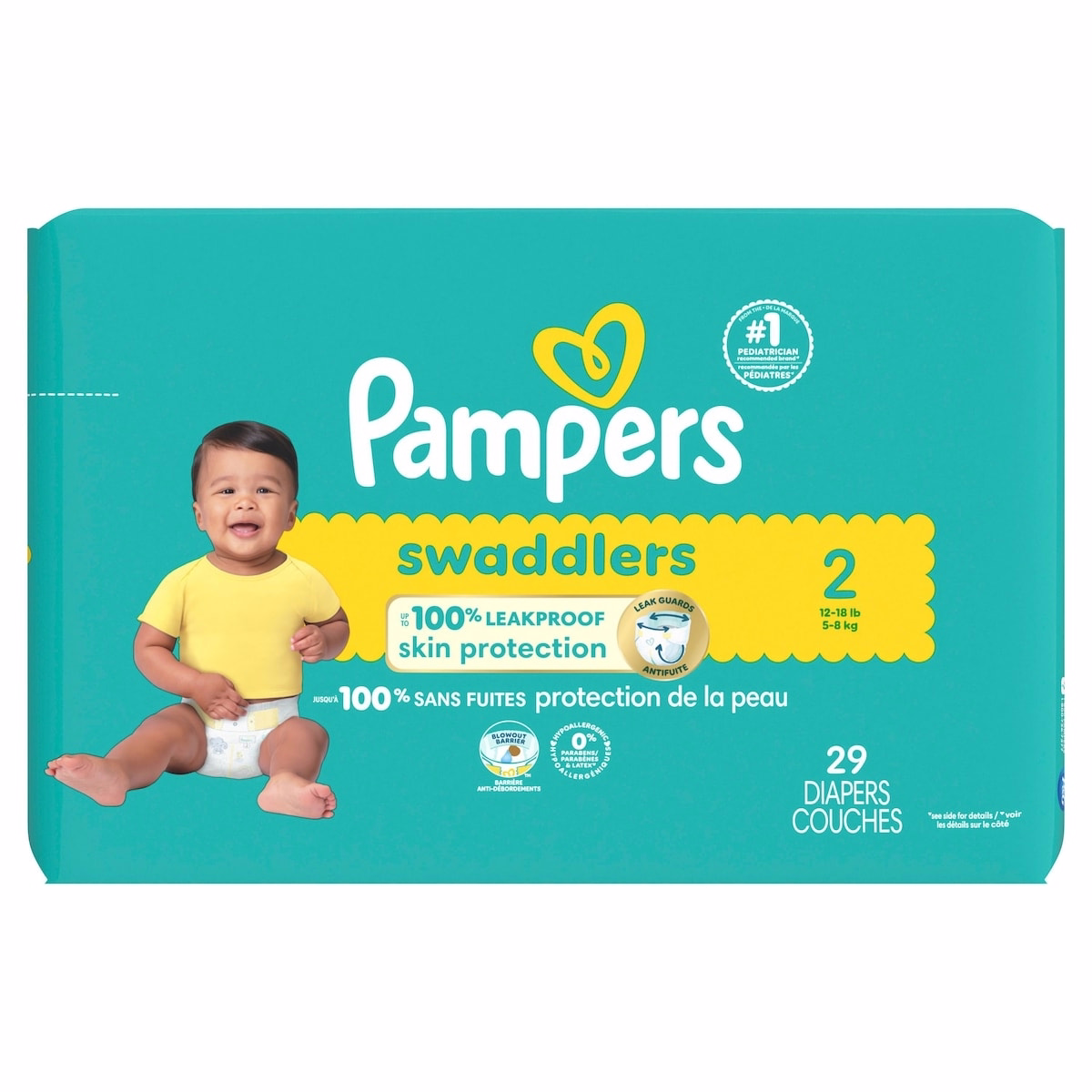 Pampers Swaddlers Diapers Size 2