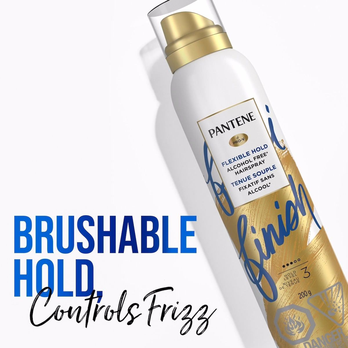 PANTENE Pro-V Flexible Hold Alcohol Free* Level 3 Hairspray, 200g