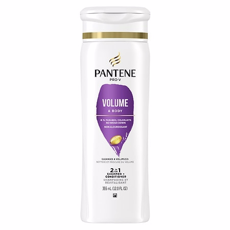 Pantene Pro-V Volume & Body 2in1 Shampoo + Conditioner, 12 Oz