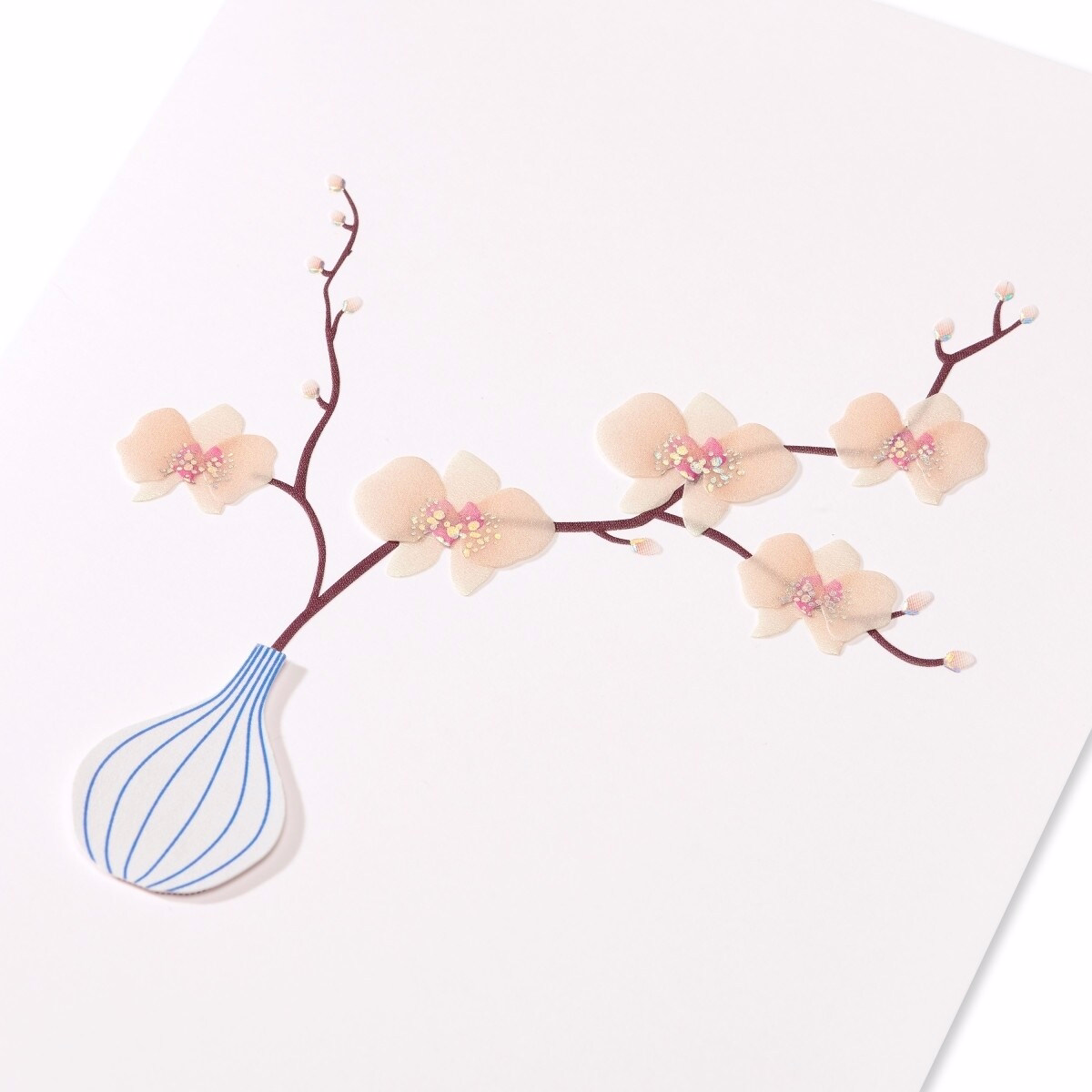 Papyrus Birthday Card for Her (Orchid in Vase) Papyrus Birthday Card for Her (Orchid in Vase)