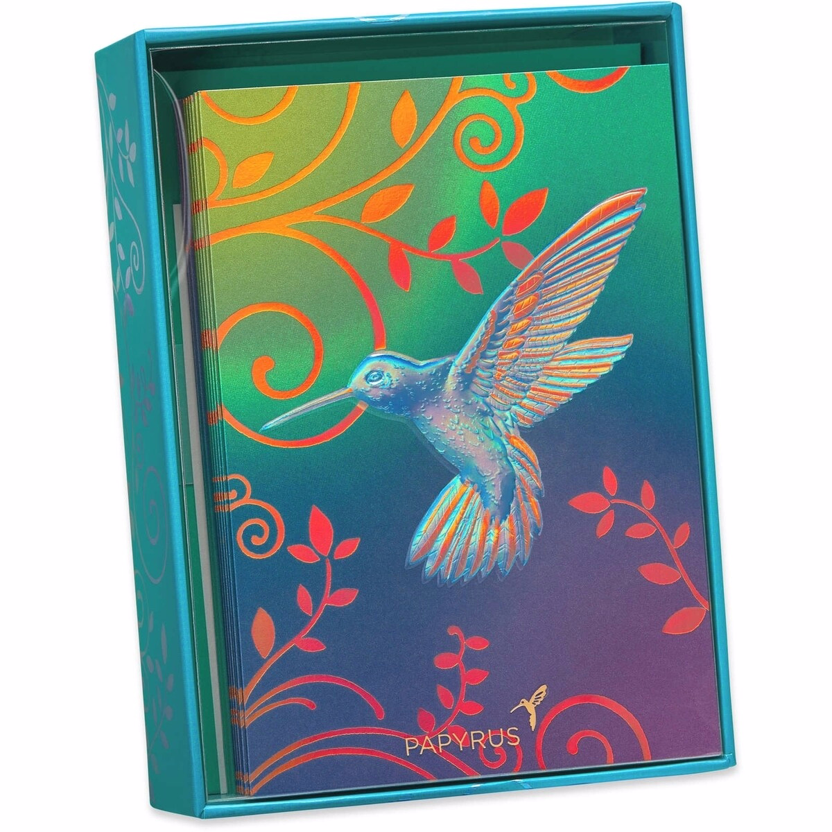 Papyrus Blank Cards with Envelopes, Hummingbird (12-Count) Papyrus Blank Cards with Envelopes, Hummingbird (12-Count)