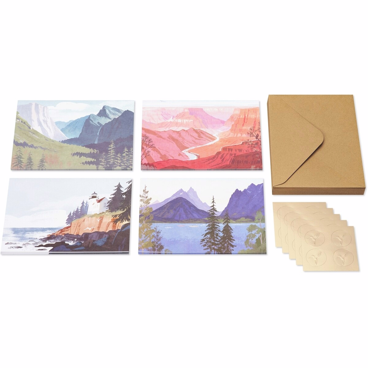 Papyrus Blank Cards with Envelopes, National Parks