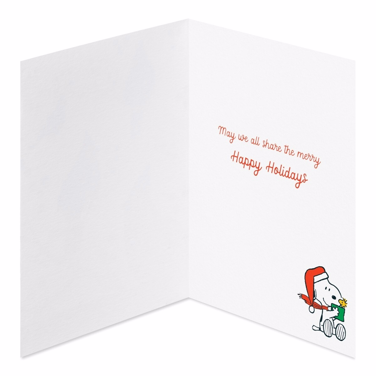 Papyrus Peanuts Christmas Boxed Cards, Snoopy and 1Woodstock (20-Count)