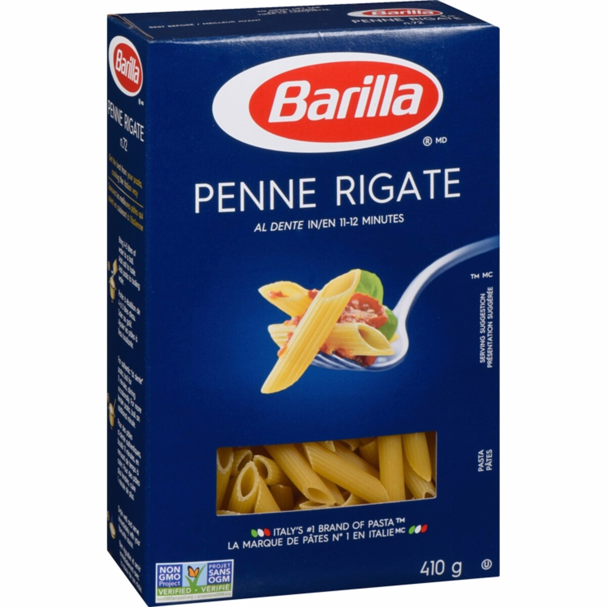 Barilla Penne Rigate N° 72 的義式麵條 Barilla Penne Rigate N° 72 的義式麵條