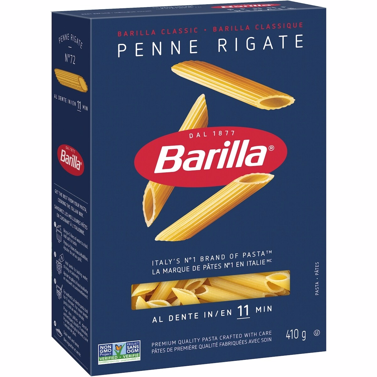 Barilla Penne Rigate N° 72 的義式麵條 Barilla Penne Rigate N° 72 的義式麵條
