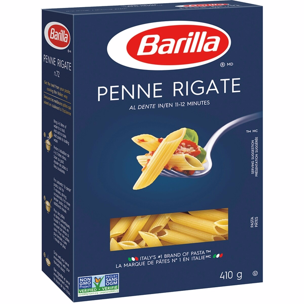 Barilla Penne Rigate N° 72 的義式麵條 Barilla Penne Rigate N° 72 的義式麵條