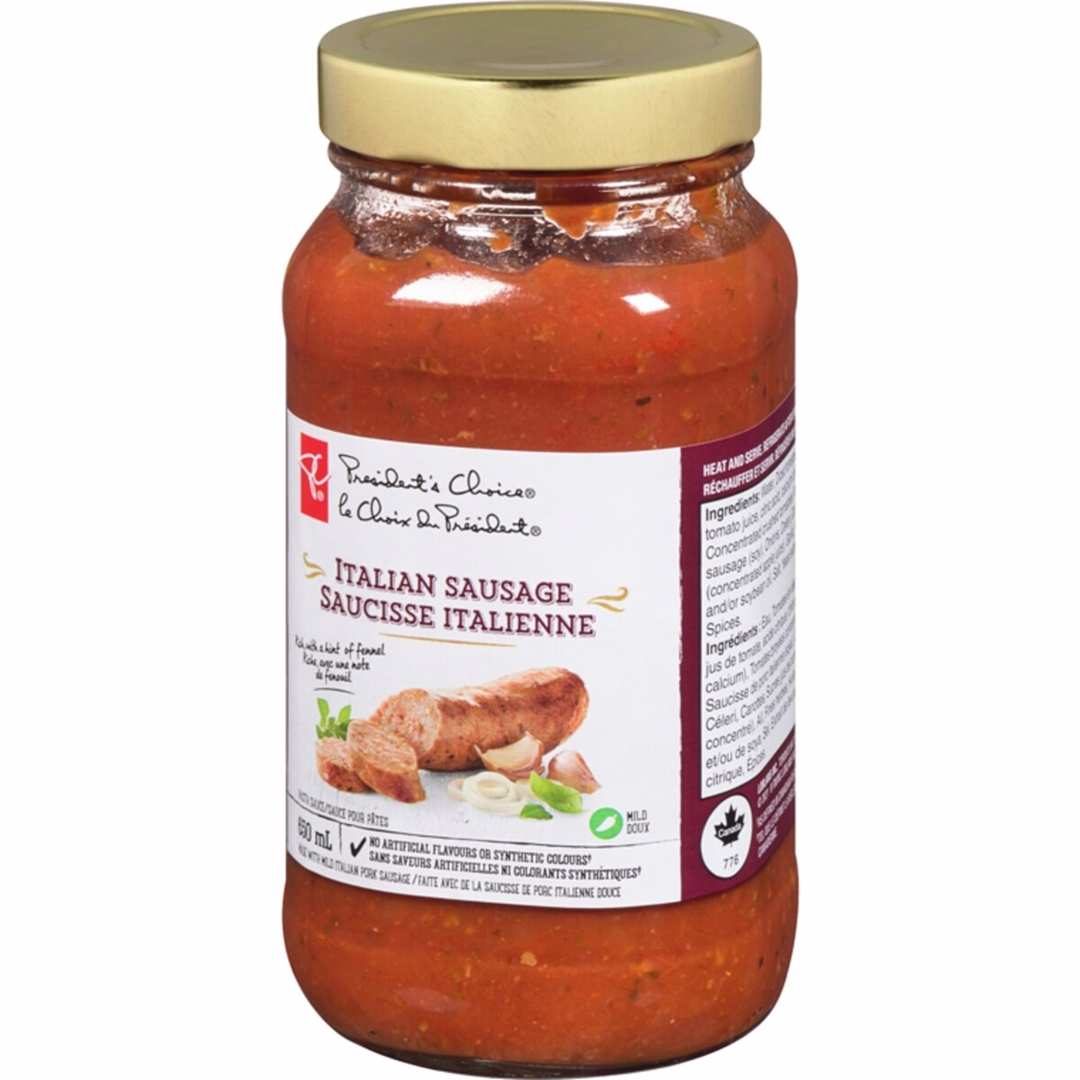 Pasta Sauce Italian Sausage Mild Pasta Sauce Italian Sausage Mild