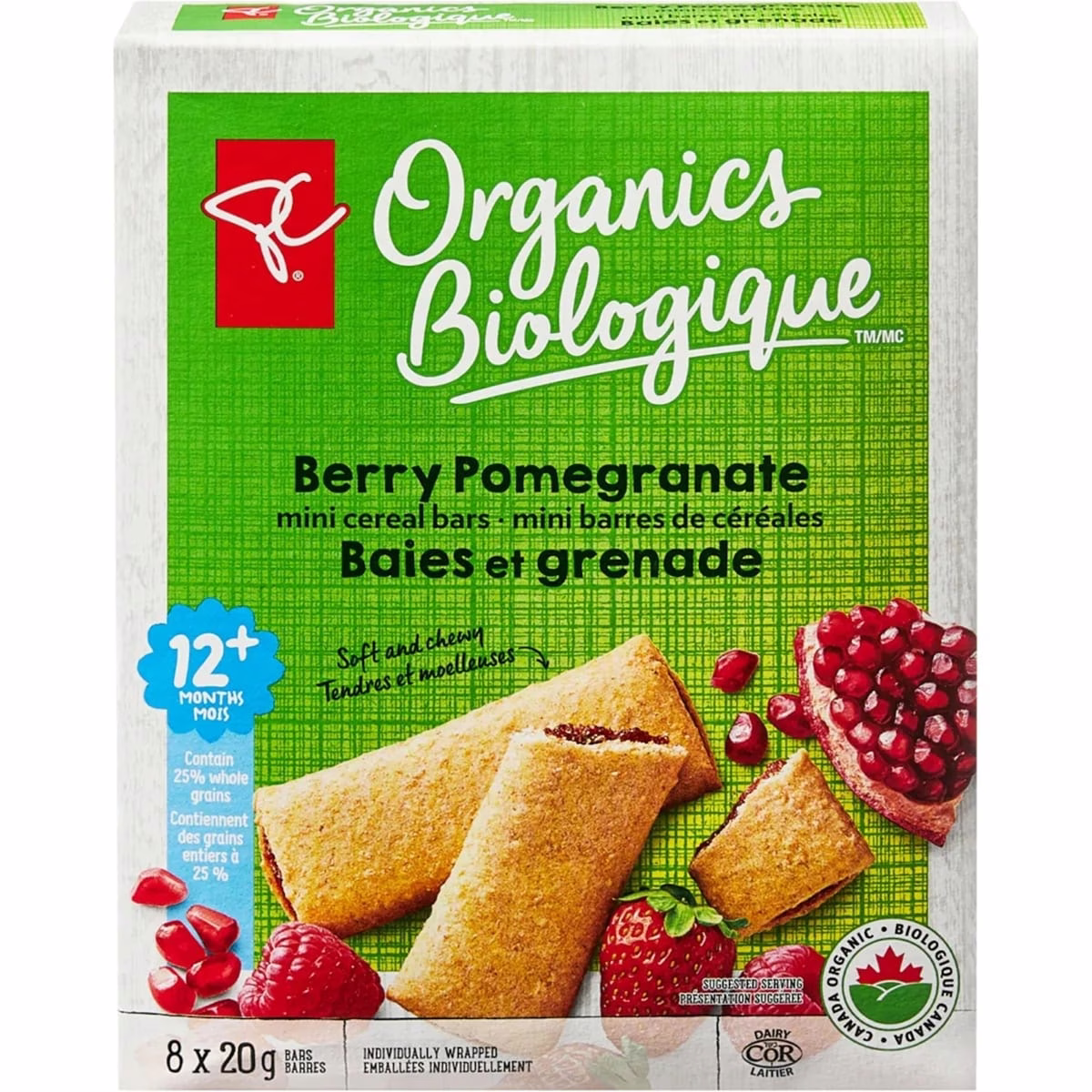 PCO Cereal Bar Berry Pomegranate