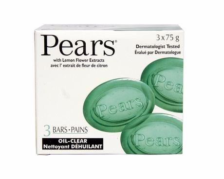 Pears Oil Clear Soap With Lemon Flower Extract
