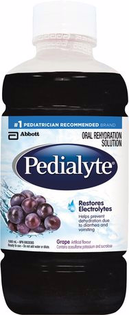Pedialyte Electrolyte Drink Oral Rehydration Solution Grape