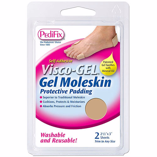 PediFix Visco-GEL Gel Moleskin Protective Padding, 2 Count