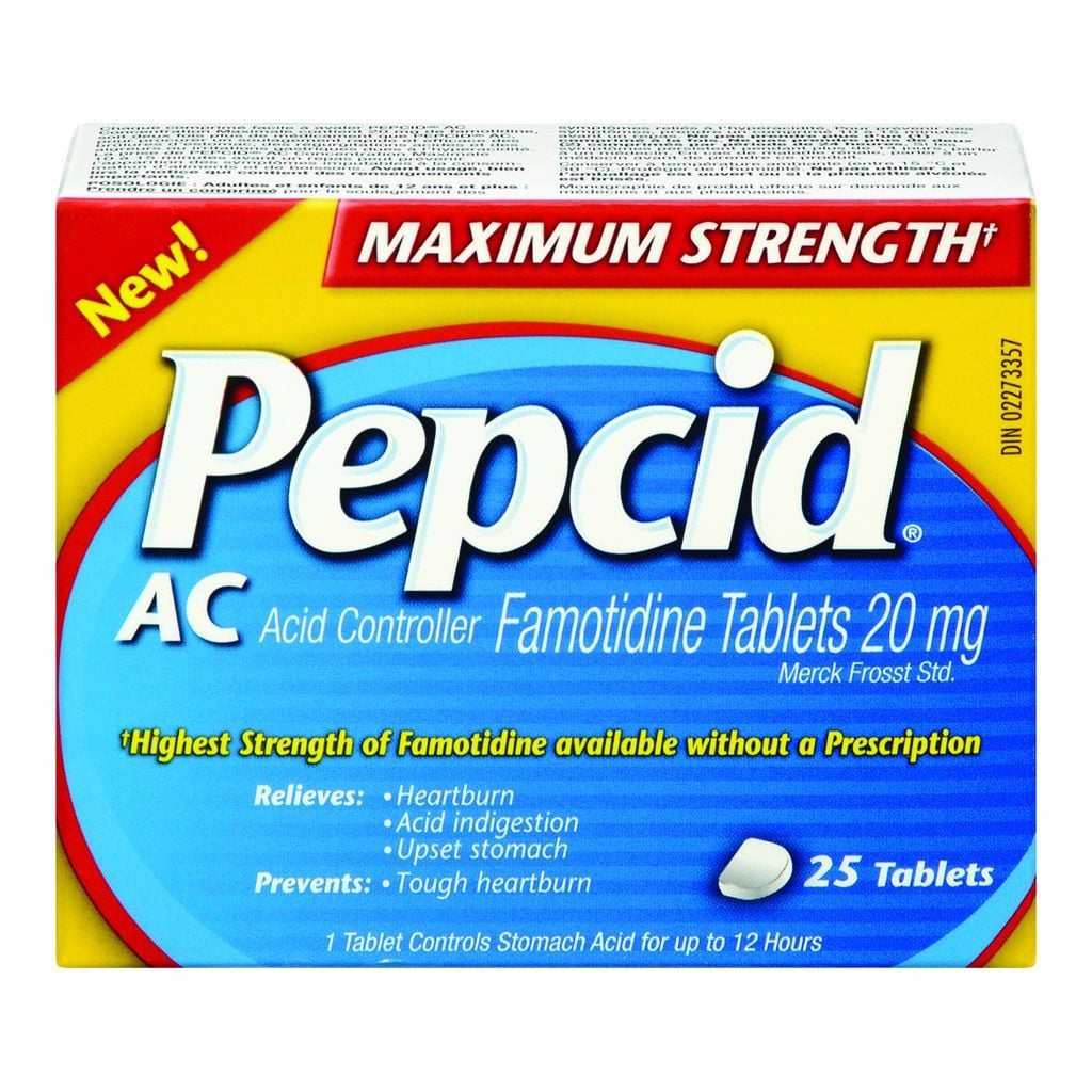 Pepcid Maximum Strength Ac Tablets, Acid Reducer For Heartburn
