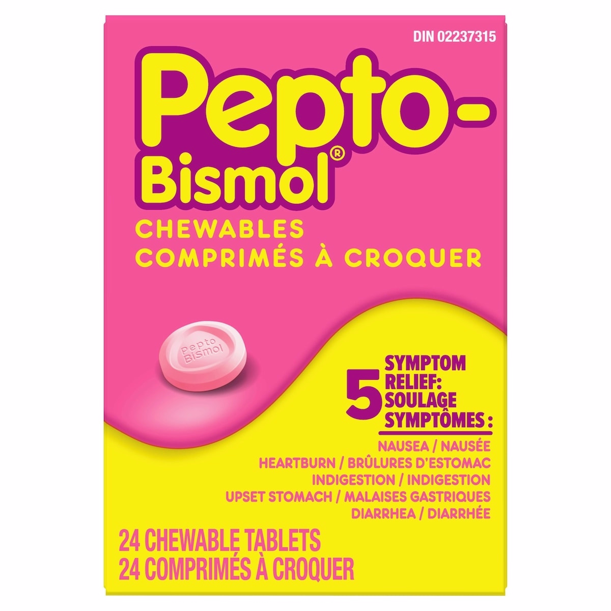 Pepto Bismol Chewable Tablets  24 ct