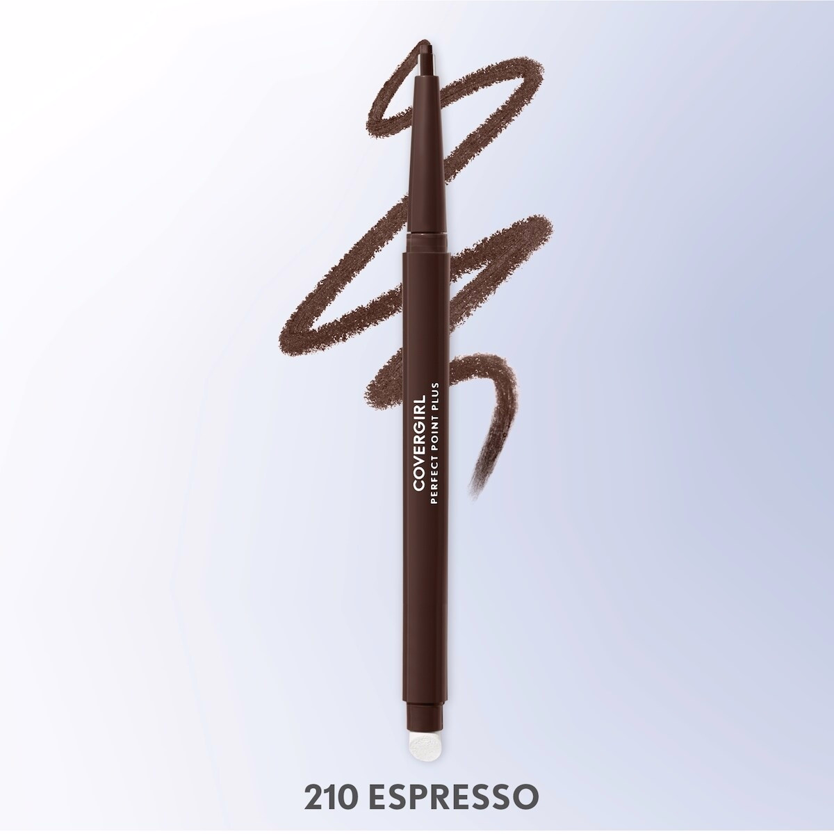 Perfect Point Plus Eyeliner, micro-fine point, precise line, built-in smudger tip for a softer, smokier look