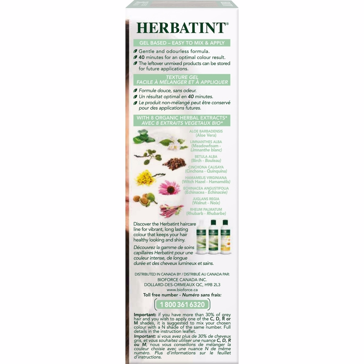 Permanent Natural Hair Color Gel