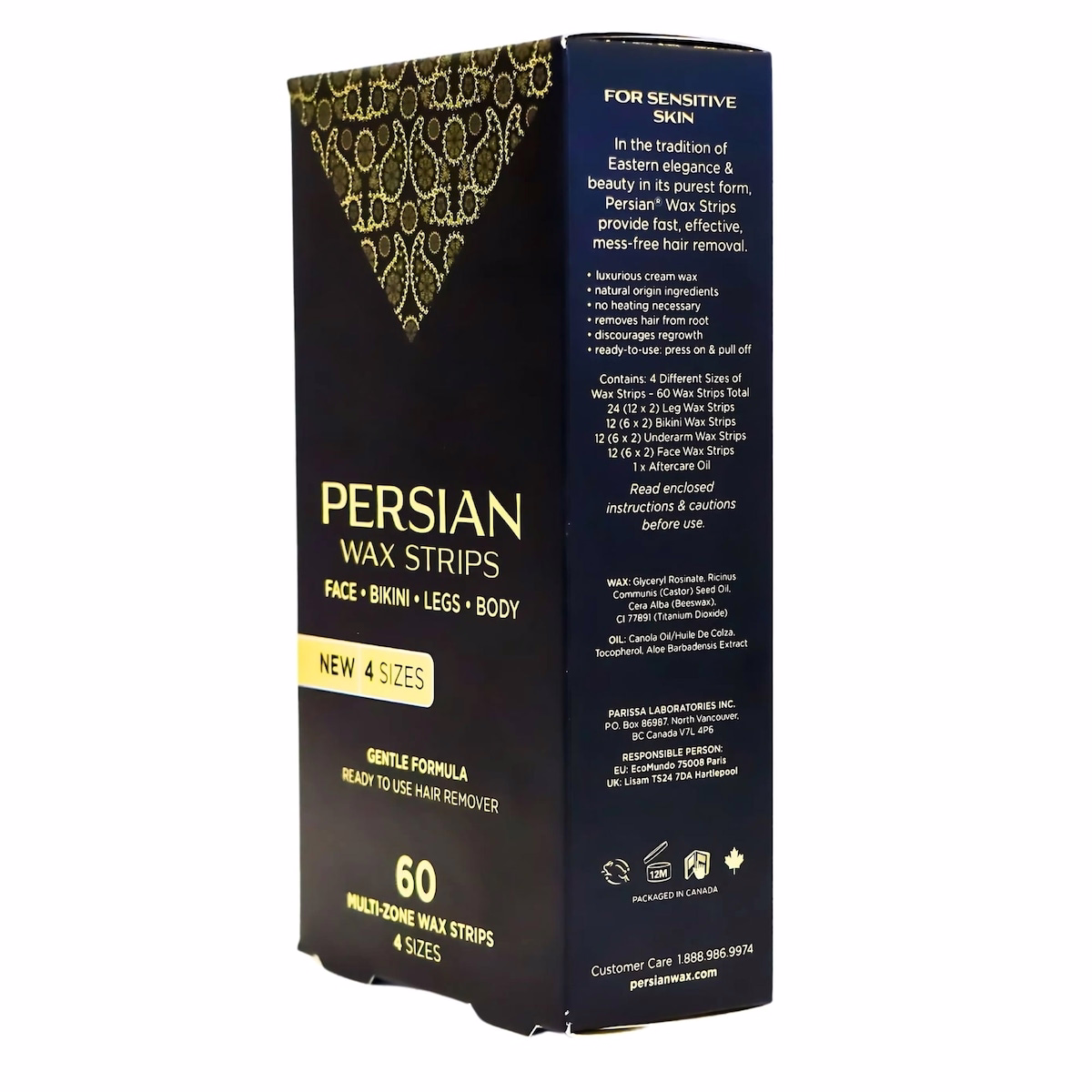 Persian マルチゾーン ワックスストリップ 4サイズ 60枚