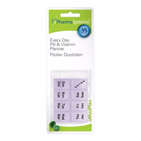 PharmaSystems 每日用藥與維生素規劃盒