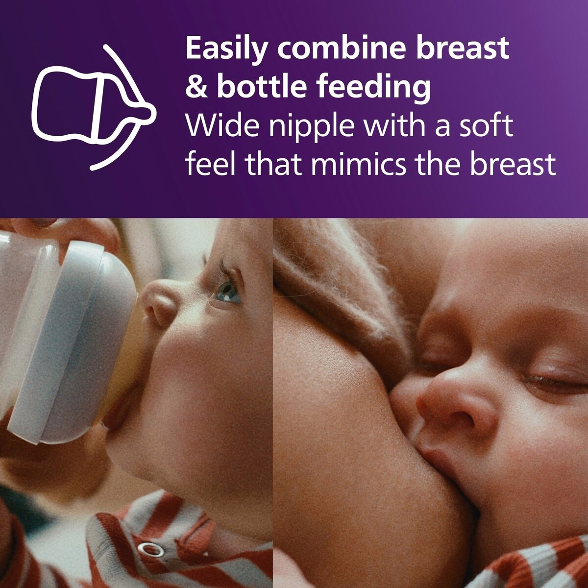 Philips Avent Natural Response Nipple Flow 2, 4 pack Philips Avent Natural Response Nipple Flow 2, 4 pack