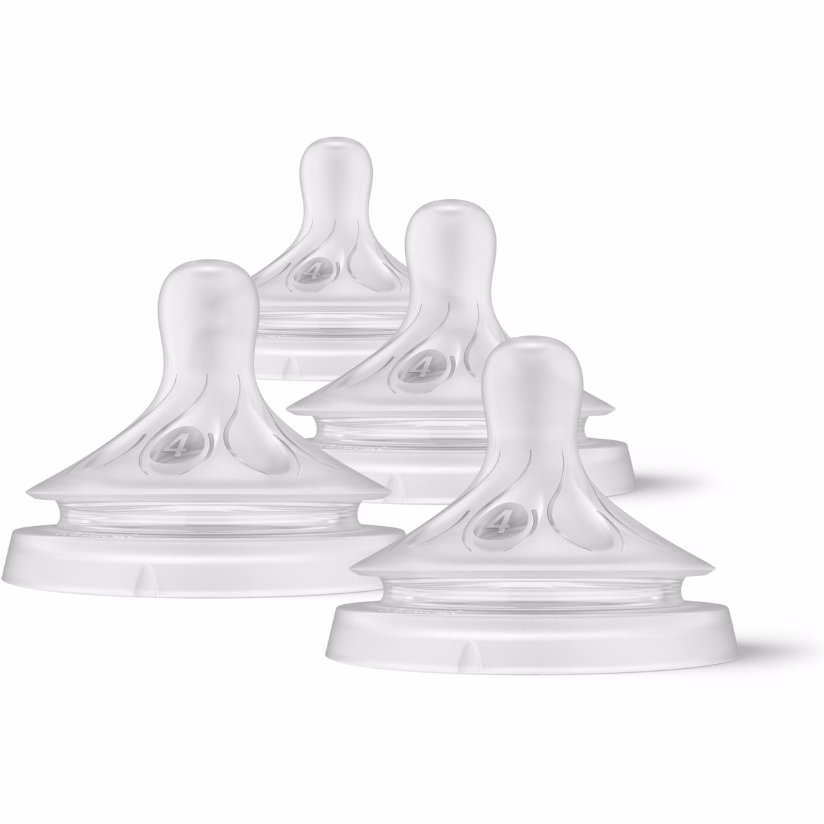 Philips Avent 自然反應奶嘴流速 Flow 4，4 件裝