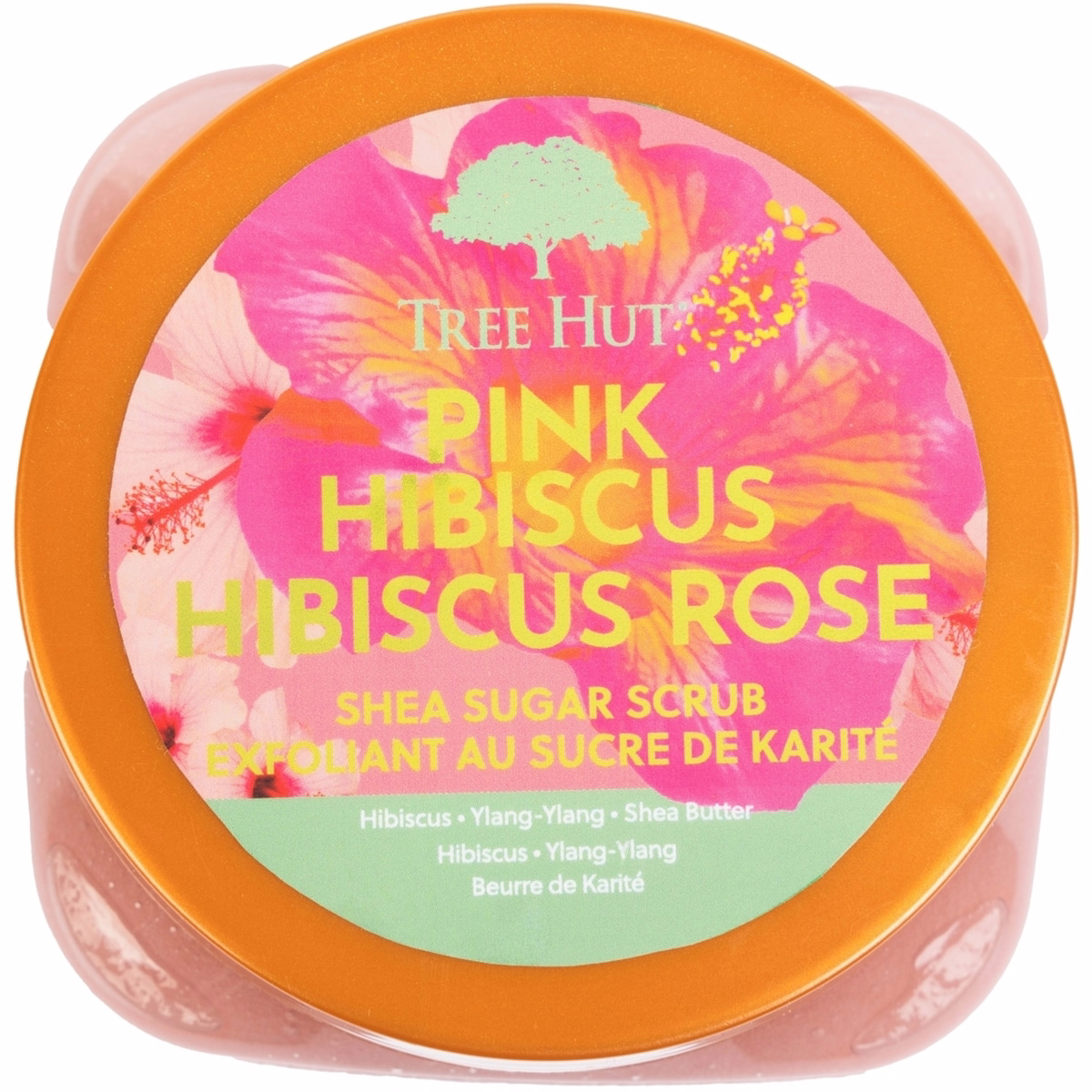 粉紅木槿花乳木果糖磨去角質膏