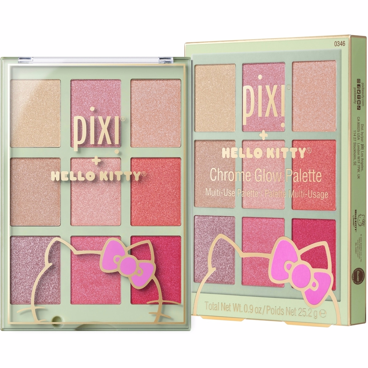 Pixi クロムグロウ アイシャドウパレット