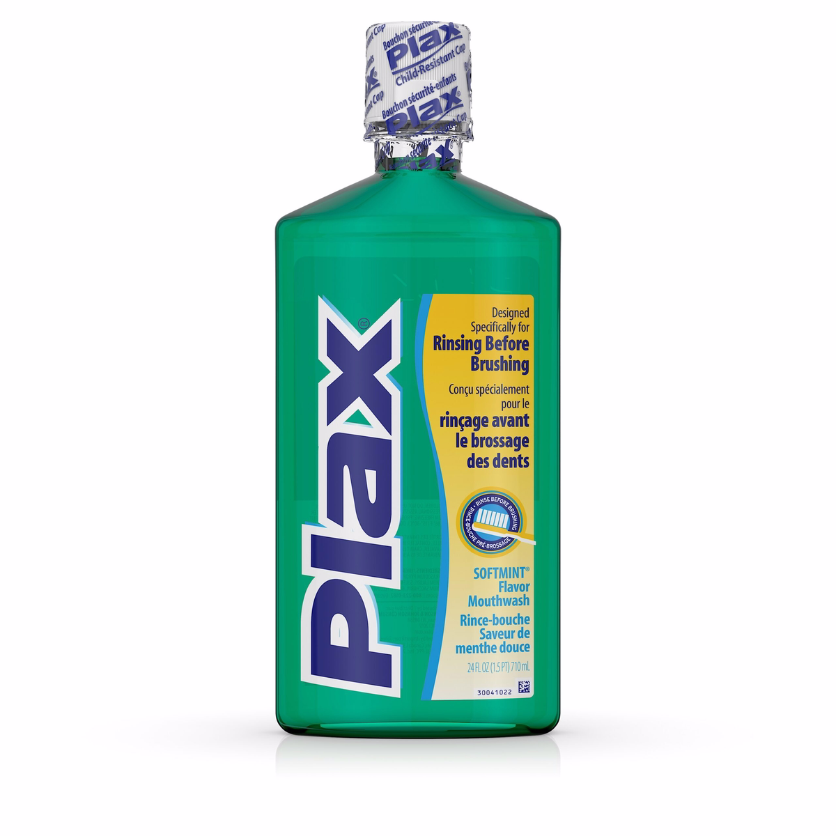 Plax Softmint Advanced Formula Plaque Loosening Rinse Soft Mint - 24.0 Fl Oz