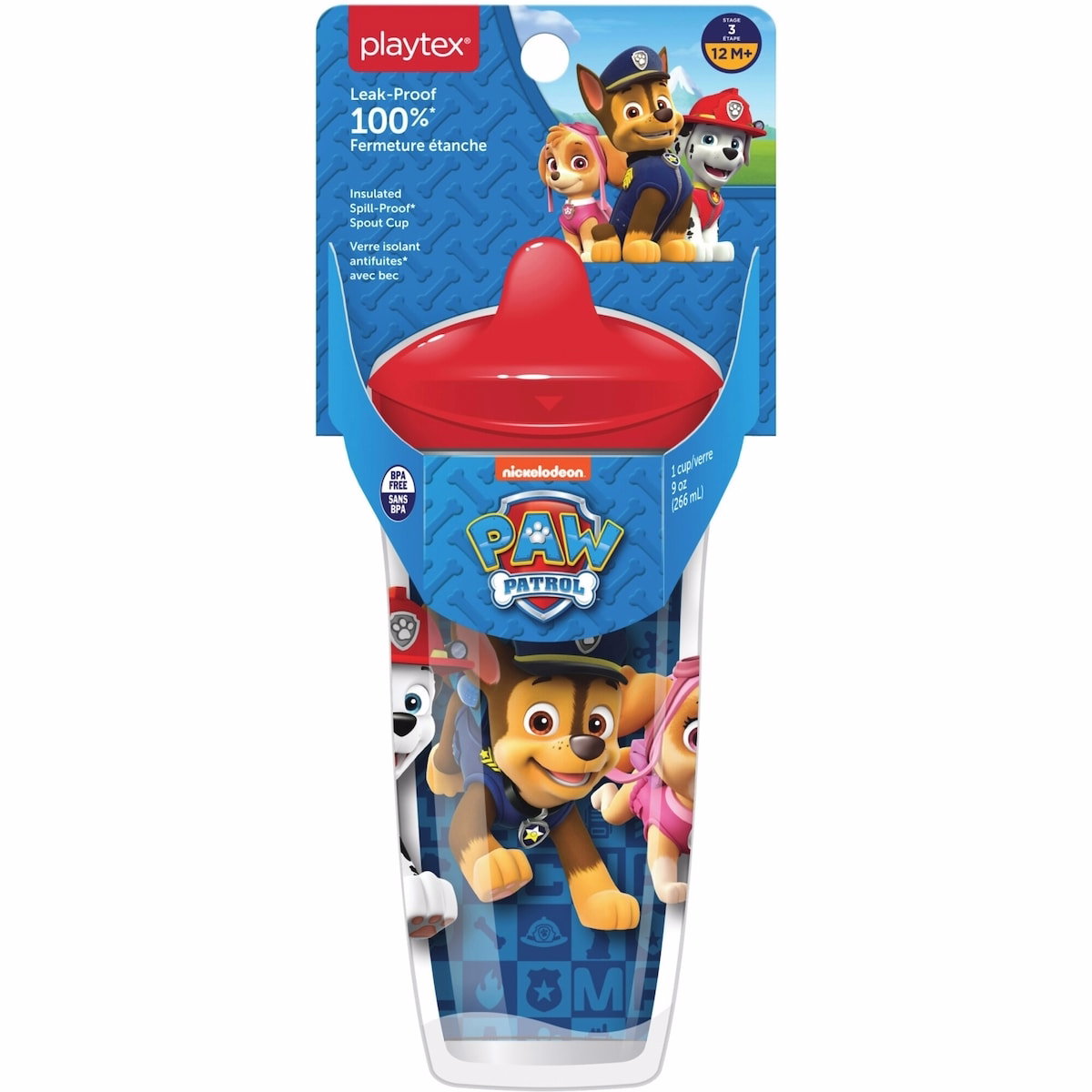 Playtex Paw Patrol Spout Sippy Cup, 9oz, Blue
