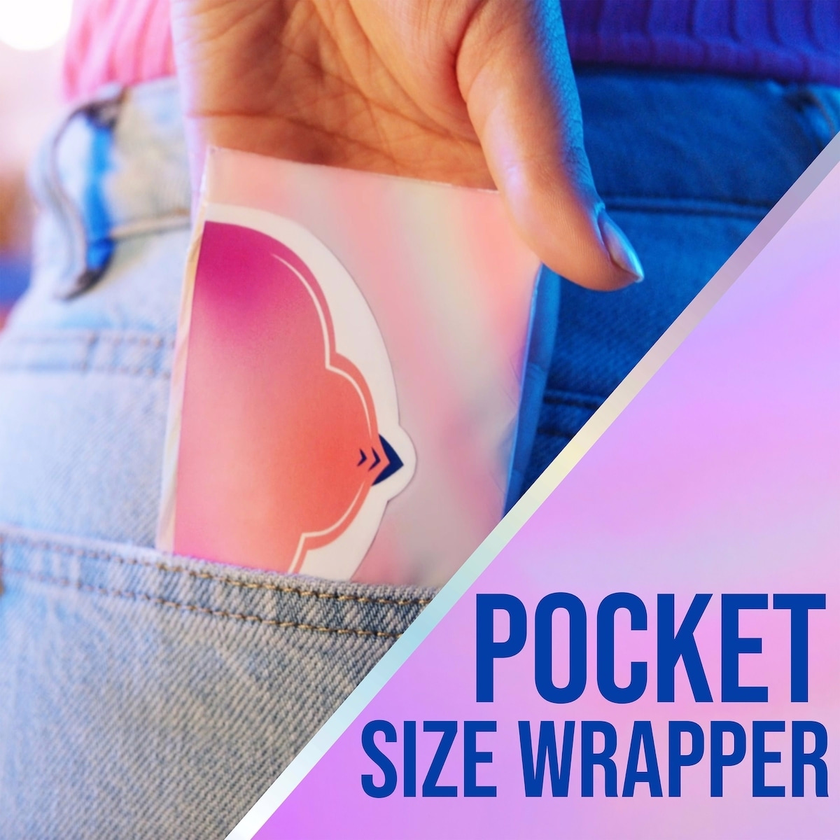 Pocket Feminine Pads with FlexFoam, Size 2, Heavy Flow, with Wings, Unscented Pocket Feminine Pads with FlexFoam, Size 2, Heavy Flow, with Wings, Unscented