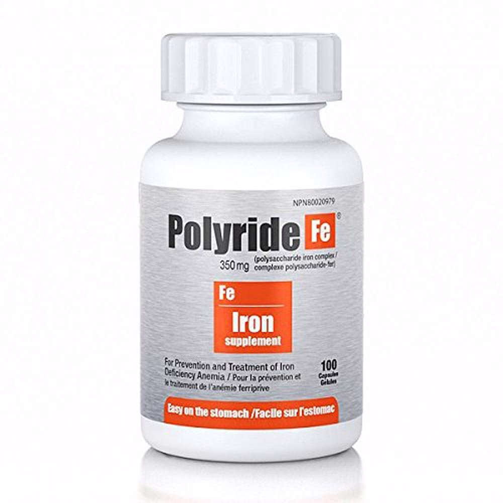 POLYRIDE Fe - 350 mg 100 Iron Capsules