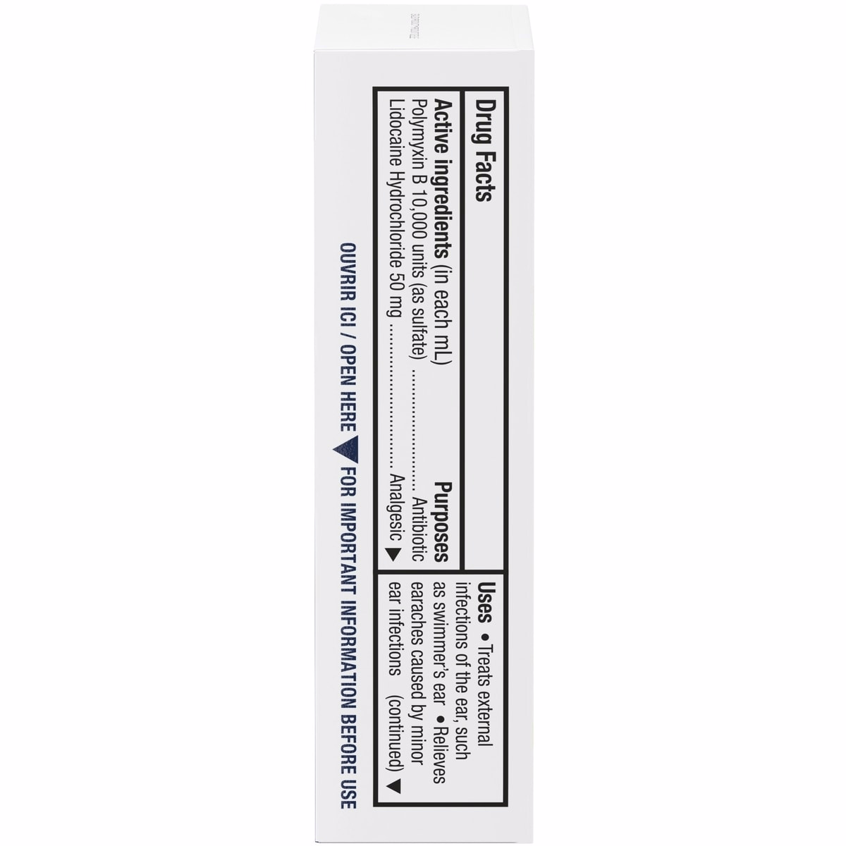 Polysporin Plus Pain Relief Ear Drops, 15mL