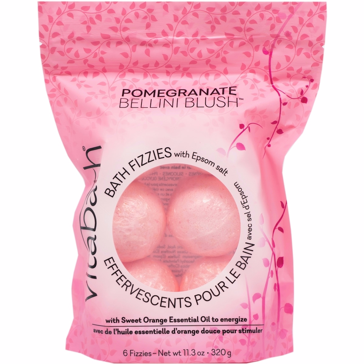 Pomegranate Bellini Blush Bath Fizzies