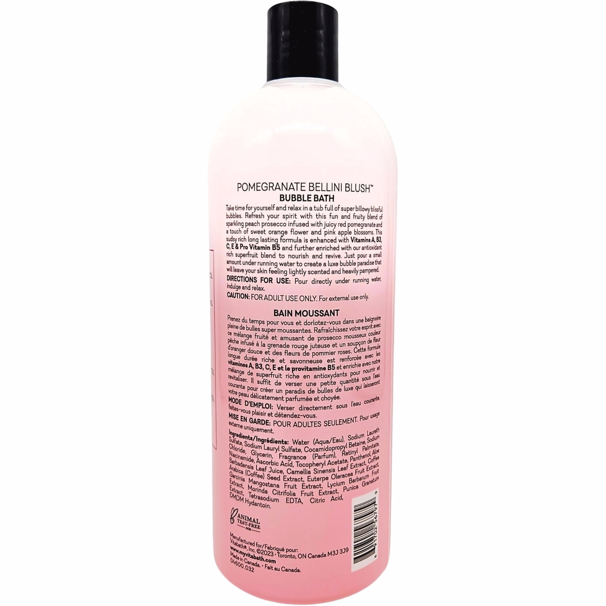 Pomegranate Bellini Blush Paraben & Dye Free Bubble Bath