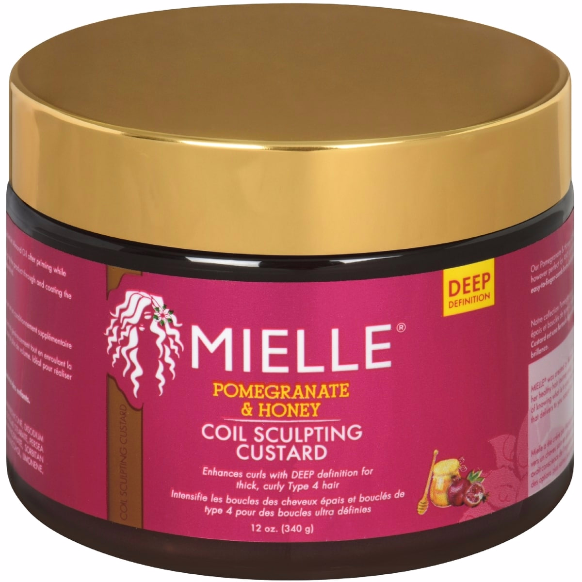 ザクロと蜂蜜 コイル成形カスタード