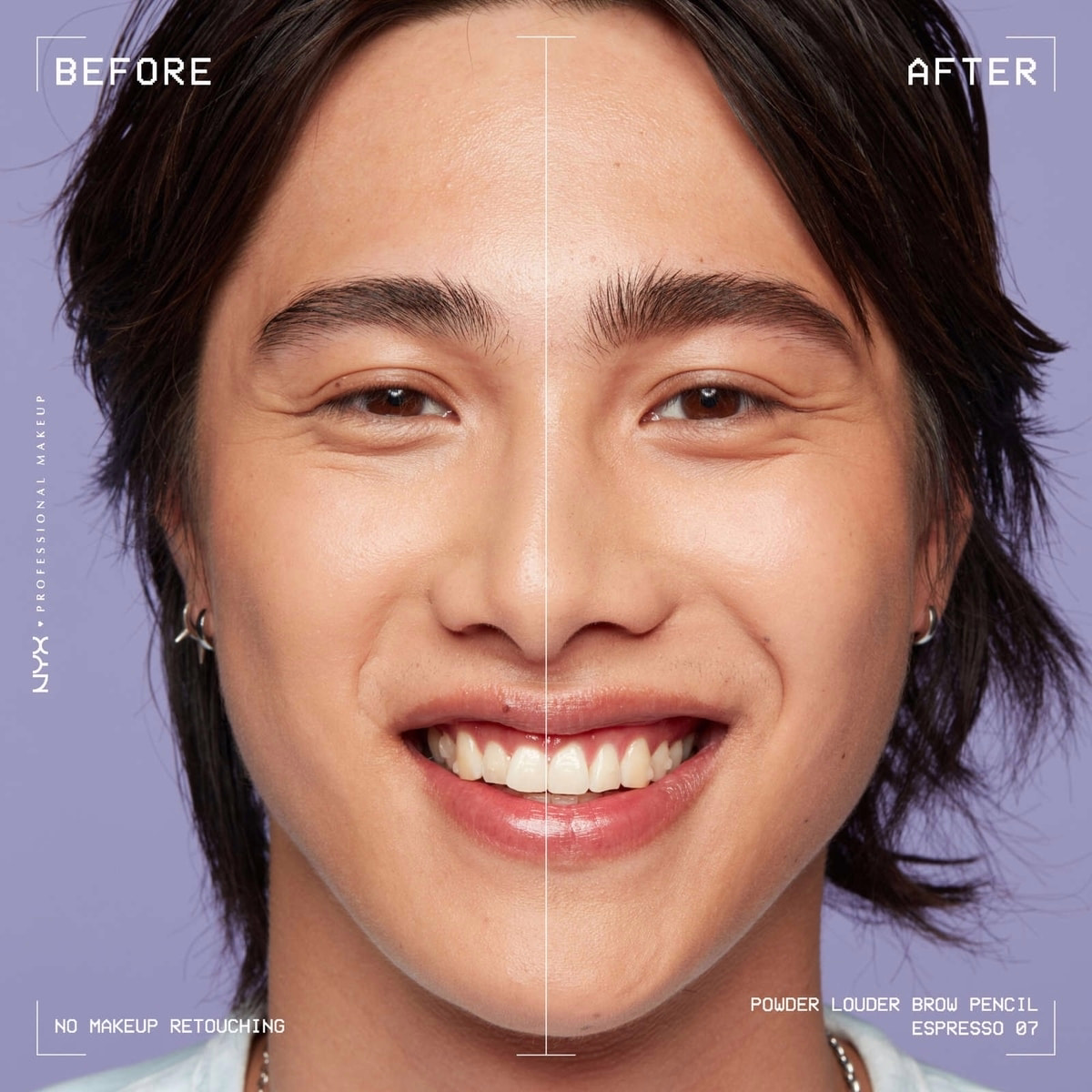 Powder Louder, 眉筆, 12 小時持妝, 可疊加的增厚微纖維, 柔霧色素, 自然眉妝, 純素配方 Powder Louder, 眉筆, 12 小時持妝, 可疊加的增厚微纖維, 柔霧色素, 自然眉妝, 純素配方