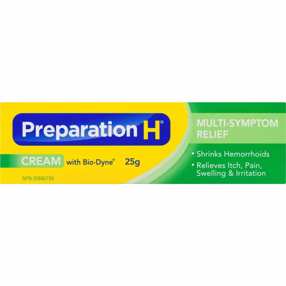 Preparation H® Multi-Symptom Hemorrhoid Treatment Cream with Bio-Dyne, 25g Tube Preparation H® Multi-Symptom Hemorrhoid Treatment Cream with Bio-Dyne, 25g Tube