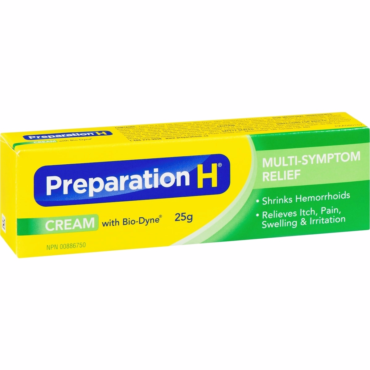 Preparation H® Multi-Symptom Hemorrhoid Treatment Cream with Bio-Dyne, 25g Tube Preparation H® Multi-Symptom Hemorrhoid Treatment Cream with Bio-Dyne, 25g Tube